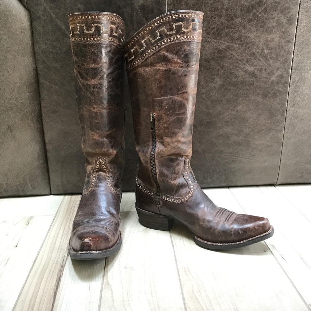 Brown Ariat Sahara Cowgirl boots Size:7