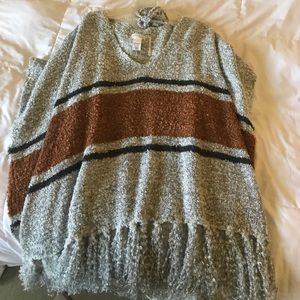 Free people poncho cover