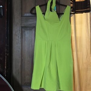 Neon halter dress