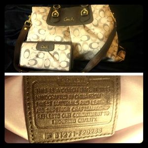 Coach bag w/ wallet