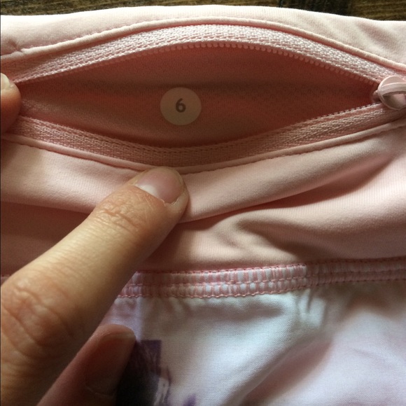 Lululemon Sunset Stripe Blush Quartz Speed Short 6 - Picture 3 of 4