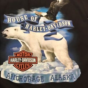 NEW Harley Davidson T-Shirt. Large. Alaska