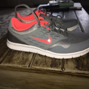 Size 9 Nikes, maybe worn once or twice