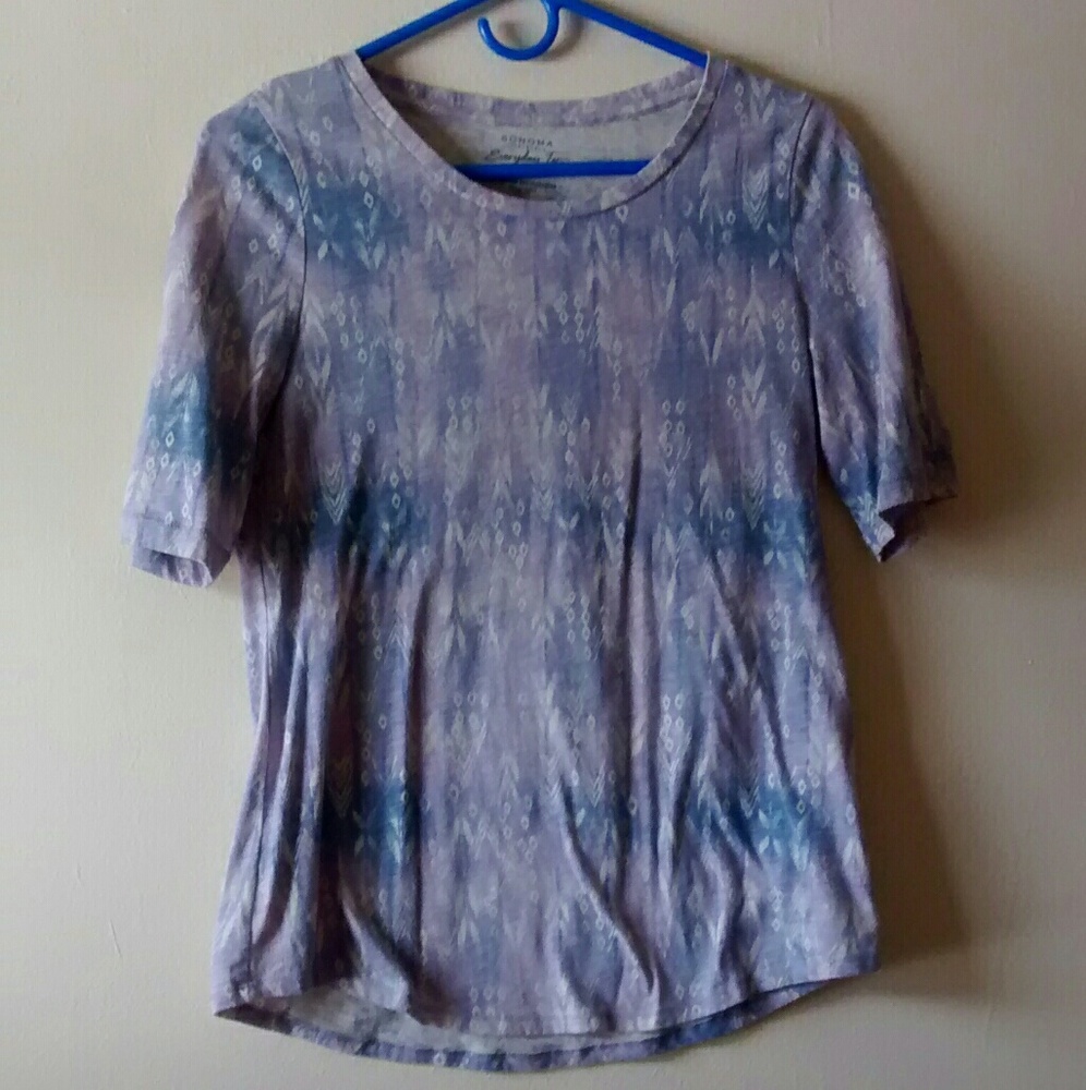 Lavender Western Pattern Top