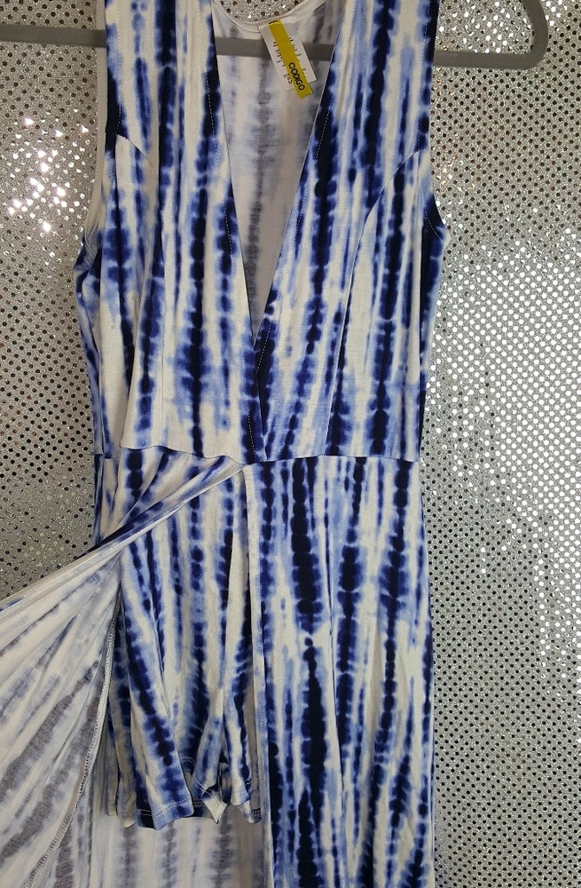 NWOT- TIE DYE MAXI DRESS WITH SHORTS UNDERNEATH