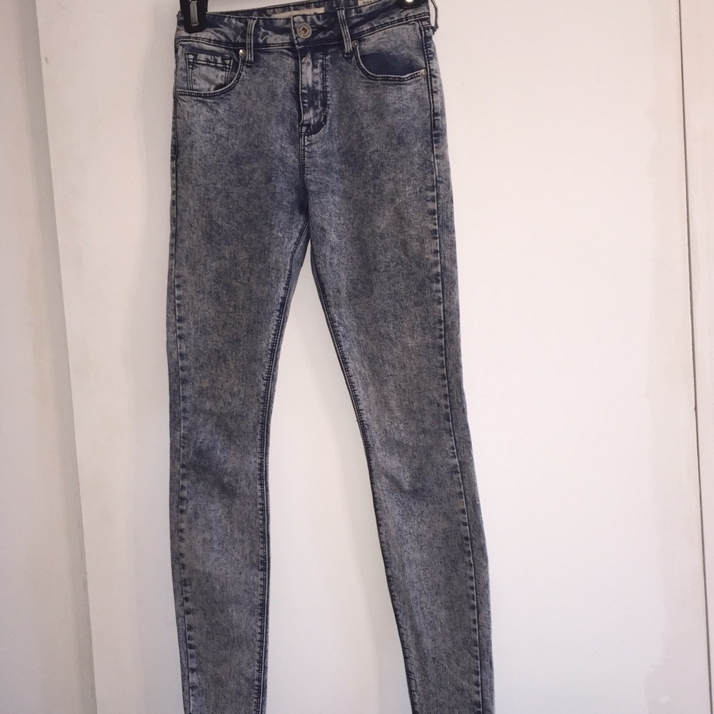 PACSUN bullhead acid wash jeans