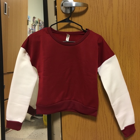 Color block fleece lined sweatshirt - Picture 3 of 4