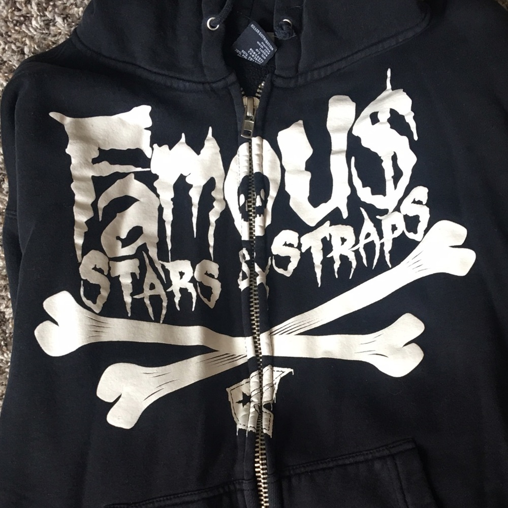 Men's zip front hoodie
