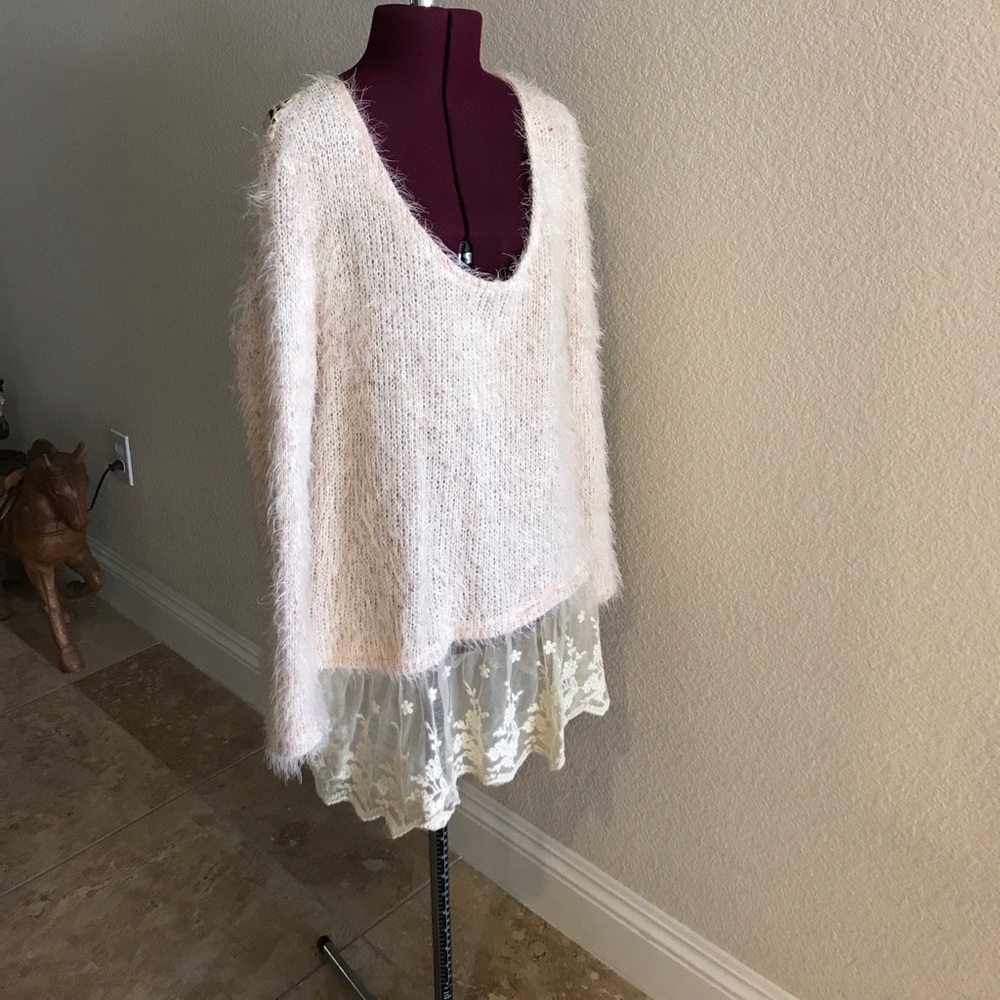 Top with ruffle