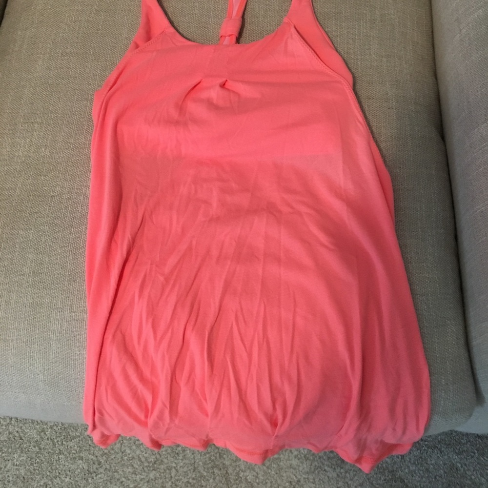 Lululemon razorback tank with built in sports bra