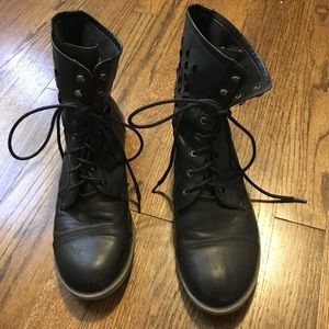 Forever 21 combat boots