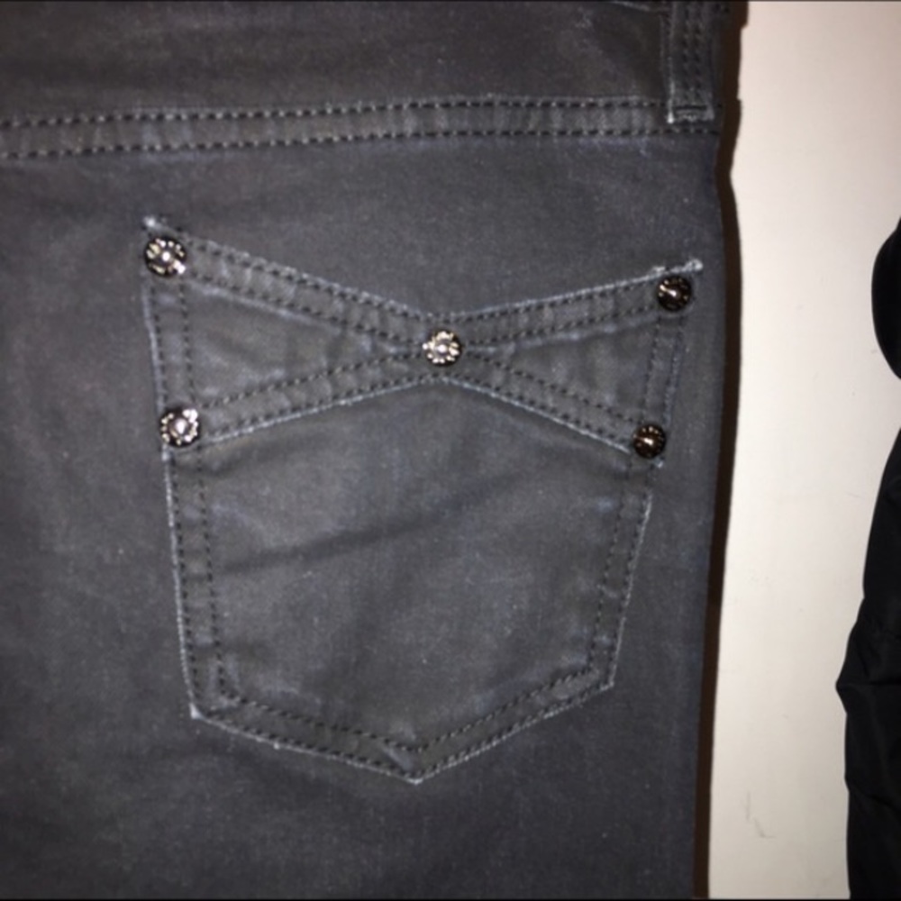 Marc by Marc Jacobs Black Denim Pencil Skirt