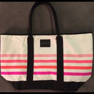 Victoria's Secret Canvas Beach Tote - NIB