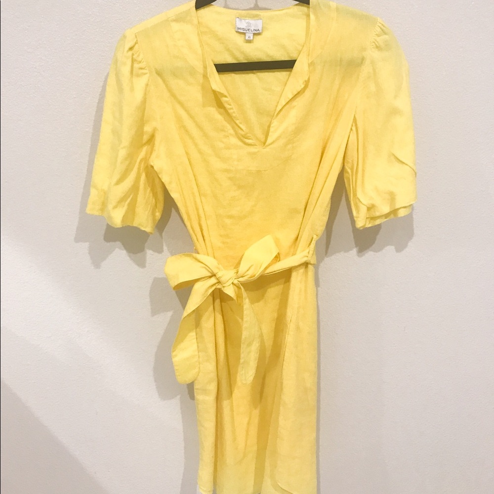 XS Yellow Miguelina Dress