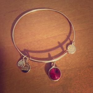 Ruby (July birthstone) Alex & Ani bracelet NEW
