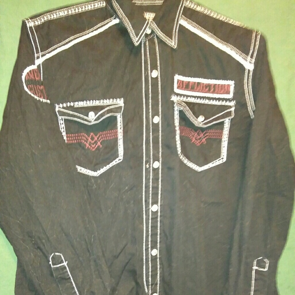 Mens large affliction shirt