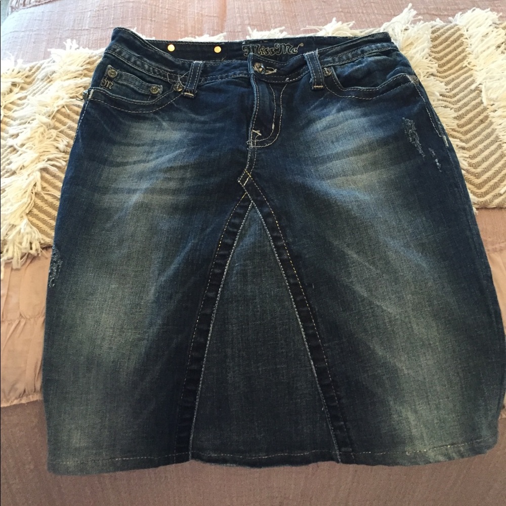 Miss Me jean skirt