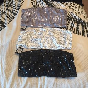 Express sequin bralettes