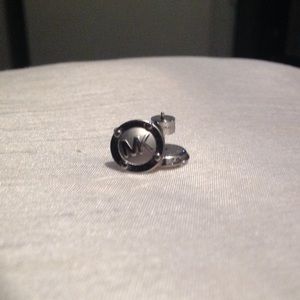 "Silver Tone" Michael Kors earrings