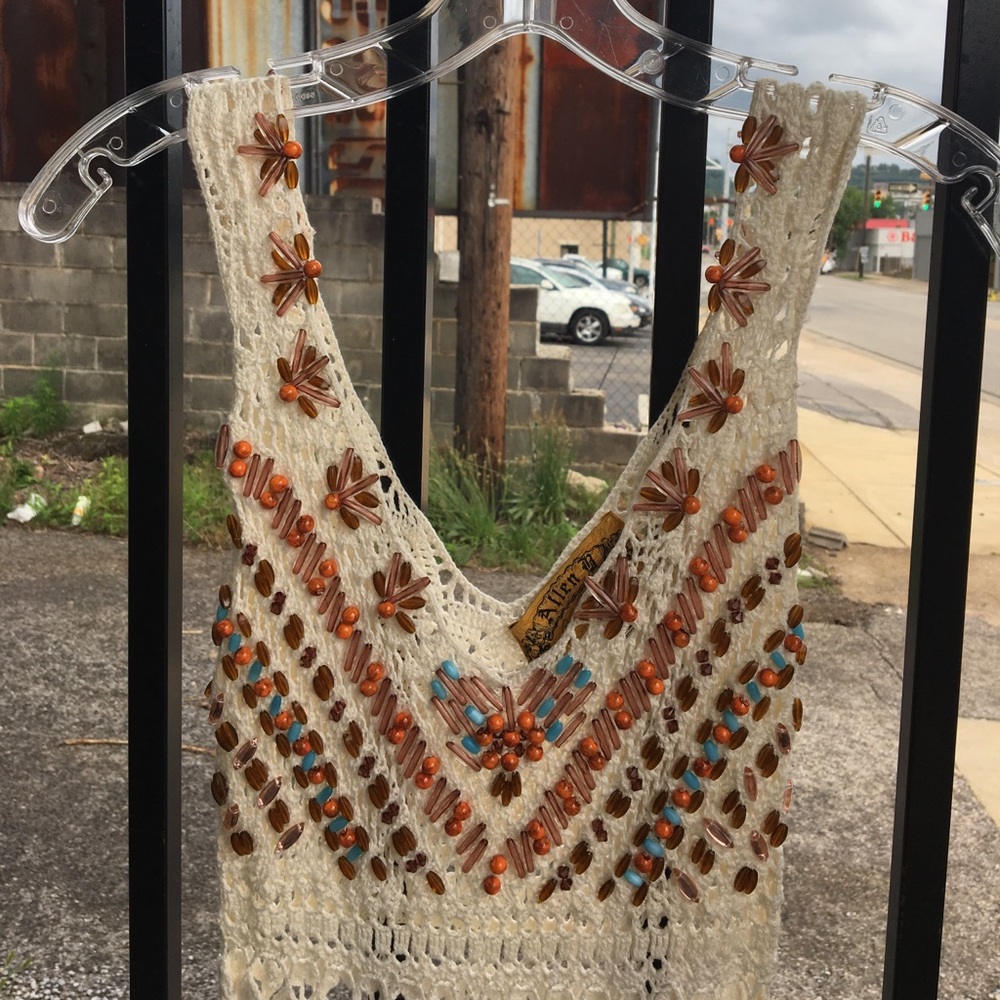 Crochet dress.  I have this dress in a S & x-s