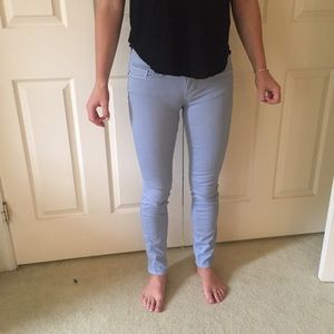 Light blue denim pants