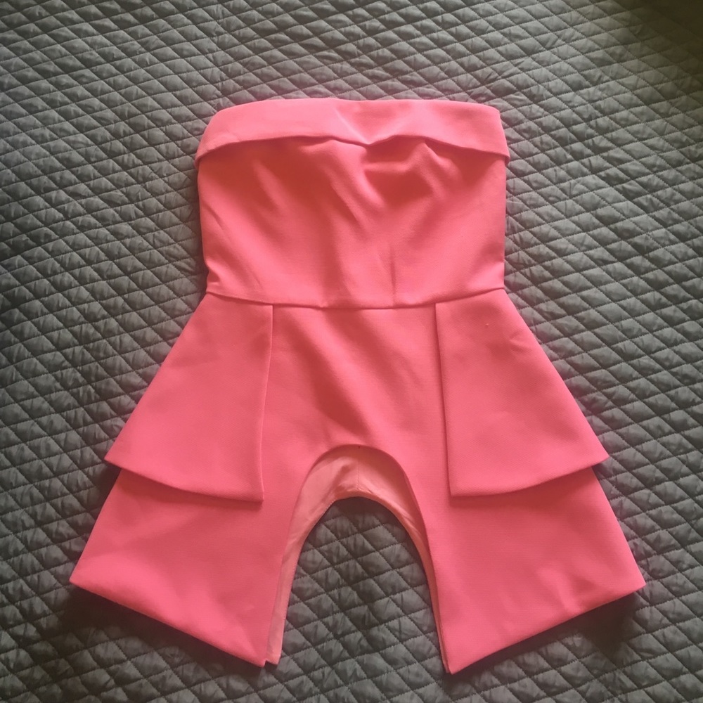 Hot pink top!