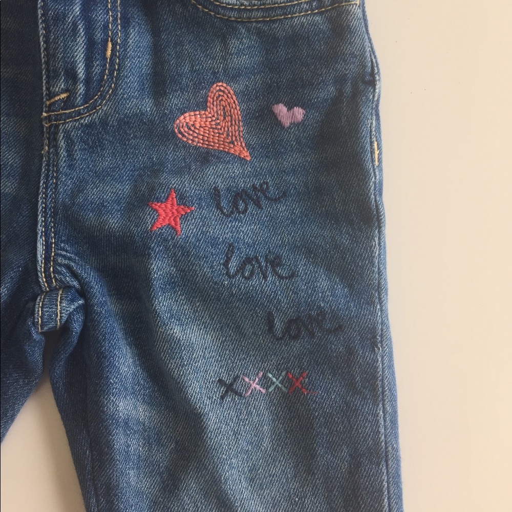 Embroidered Jeans⭐️💕 - Picture 3 of 7