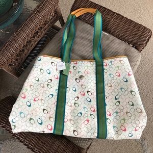 Coach Beach Tote-NWT