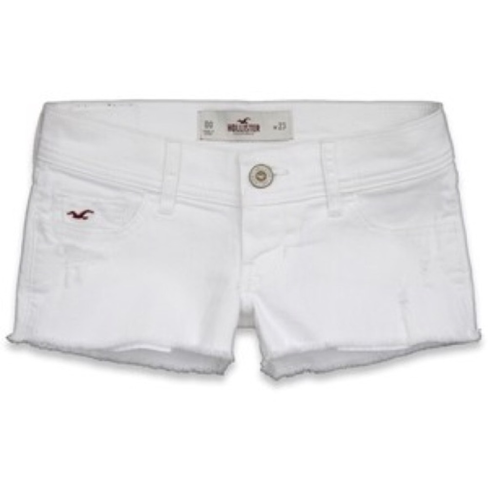 Hollister white shorts