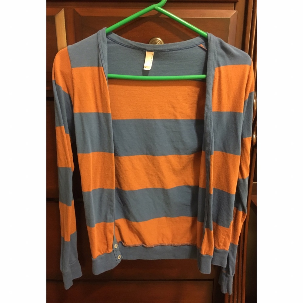 Blue/Brown Cardigan