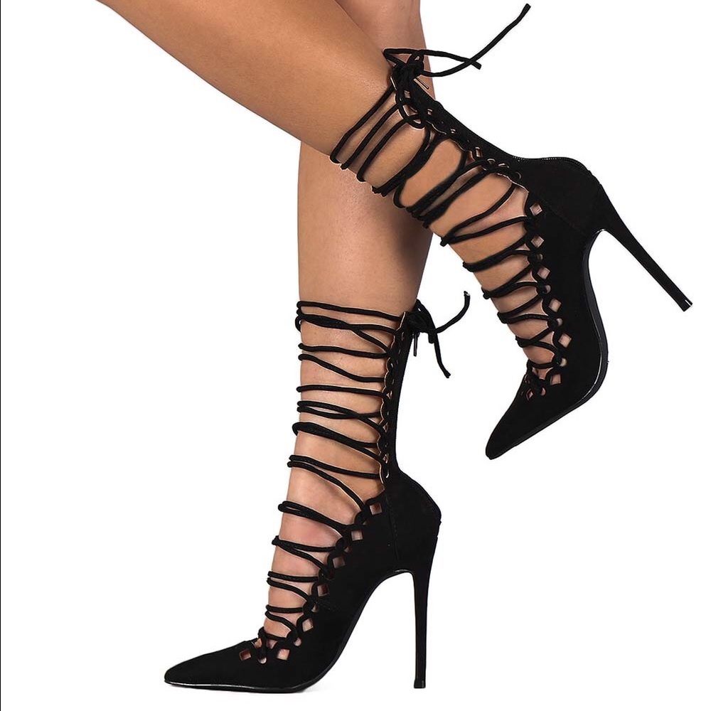 Liliana Lace Up Pumps