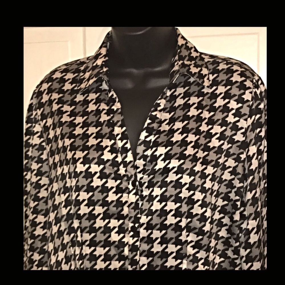 🦉 Houndstooth Blouse