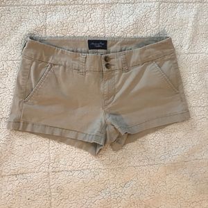 AEO khaki shorts size 8