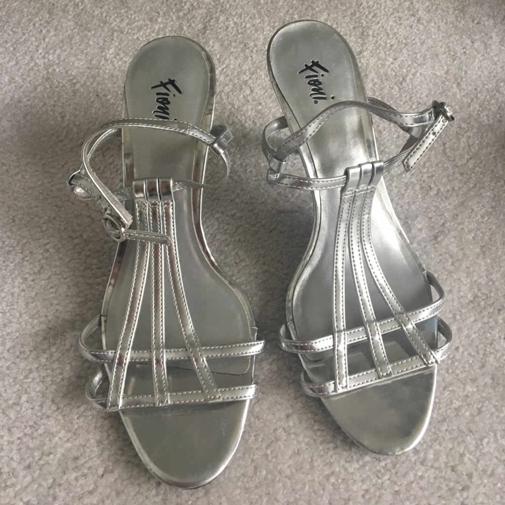 Silver heels