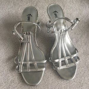 Silver heels
