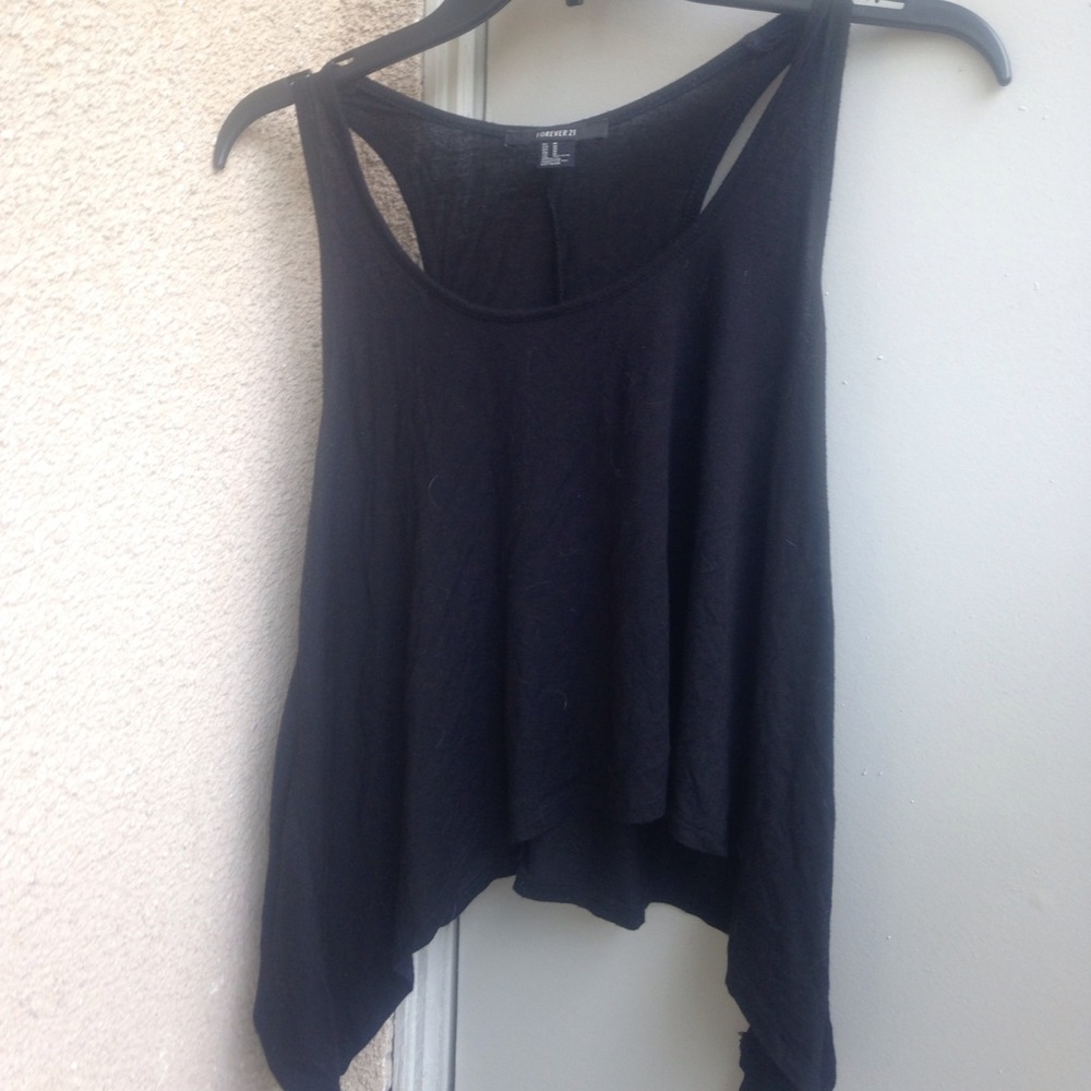 Forever21 Black Crop Top