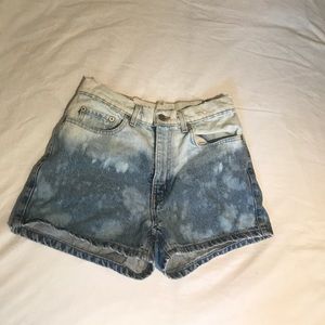 Vintage acid washed Polo high wasted shorts