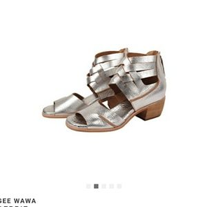 Gee WaWa  Silver Sandals