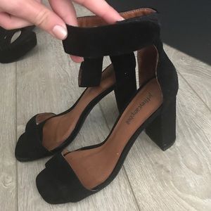 jeffery Campbell suede heeled sandsl