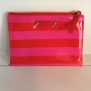 Pink and Red Stripped Money Pouch