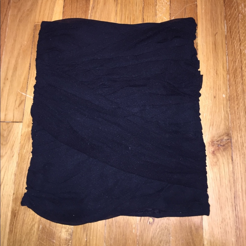 Free People Black Mini Skirt