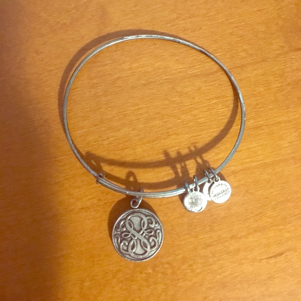 Lightly used silver Alex & Ani bracelet/ bangle