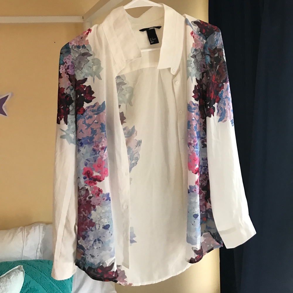 Floral dress shirt