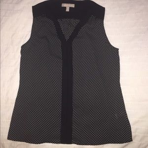 Banana republic polka dot blouse