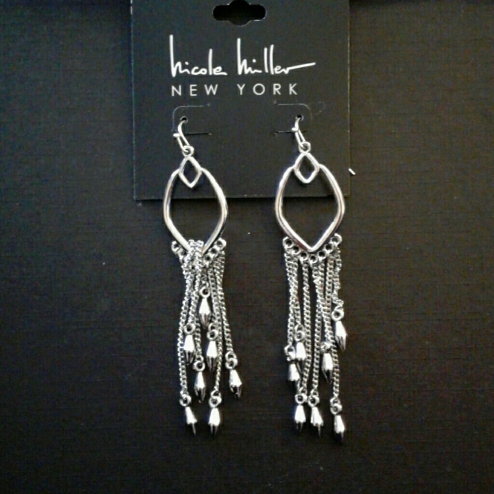 Nicole Miller Silver Earrings