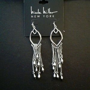 Nicole Miller Silver Earrings