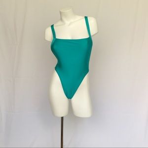 American Apparel one piece cross back