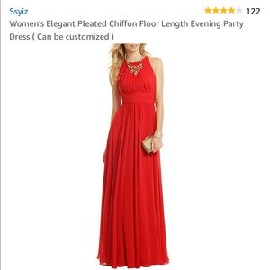 Size small red maxi dress