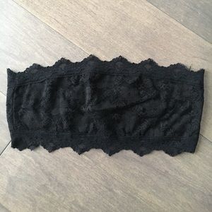 KIMCHI BLUE Black Lace Bandeau