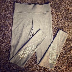 Victoria's Secret pink yoga leggings